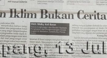 Perubahan Iklim Bukan Cerita Bohong (Pos Kupang 13Juli 2022)