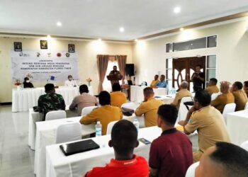 PEMKAB FLOTIM APRESIASI LOKAKARYA PENERAPAN SPM BENCANA