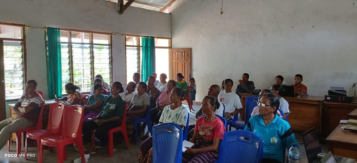 Focus Group Discussion (FGD) Sosialisasi tentang Pertanian Regeneratif di Desa Lewomuda, Kecamatan Demon Pagong, Nusa Tenggara Timur