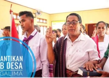 Pelantikan Tim KSB Desa Bugalima Kec. Adonara Barat
