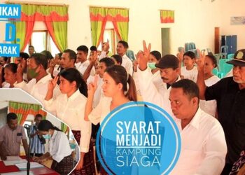 Pelantikan KSB Desa Mokantarak, Kec. Larantuka