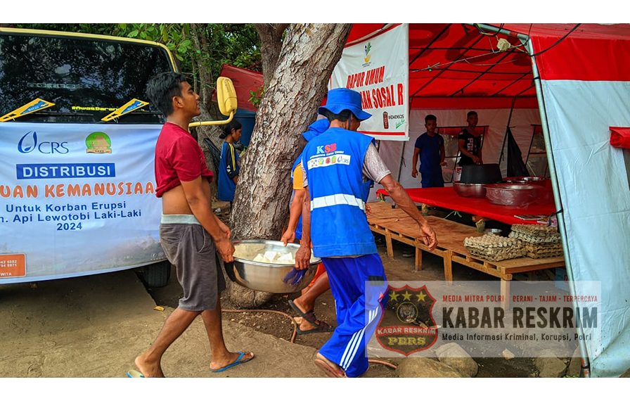 Lembaga Kemasyarakatan Lakukan Distribusi Bantuan Kemanusiaan Ke Daerah Terdampak Bencana Alam Erupsi Gunung Lewotobi Laki-laki