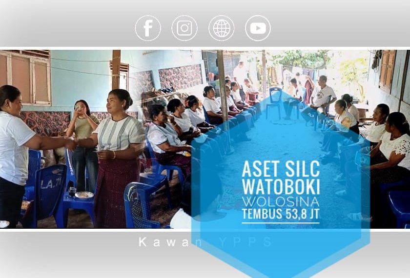 Tutup Siklus SILC, Ibu Lusiana Sogen berhasil Bawa Pulang Rp 3,9 Juta Rupiah dari total Aset Kelompok 53,8 Juta Rupiah.