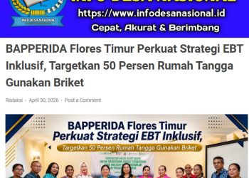 BAPPERIDA Flores Timur Perkuat Strategi EBT Inklusif, Targetkan 50 Persen Rumah Tangga Gunakan Briket